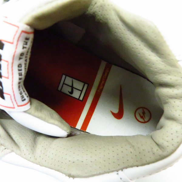 実際に弊社で買取させて頂いたNIKExFragment Design/ナイキ×フラグメントデザイン COURT AIR TRAINER 1/エア トレイナー 806942-282/29の画像 4枚目