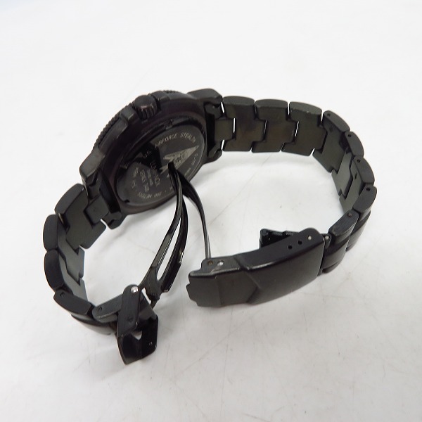 実際に弊社で買取させて頂いたLUMINOX/ルミノックス F-117 ナイトホーク 3400-200【動作未確認】の画像 2枚目