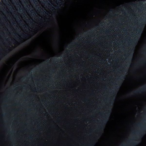 実際に弊社で買取させて頂いたACANTHUS/アカンサス 袖レザー スタジャン/Sの画像 5枚目