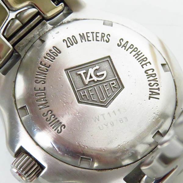 実際に弊社で買取させて頂いたTAG Heuer/タグホイヤー  Professional/プロフェッショナル 200M デイト クォーツ/腕時計/ウォッチ WT1113 の画像 3枚目