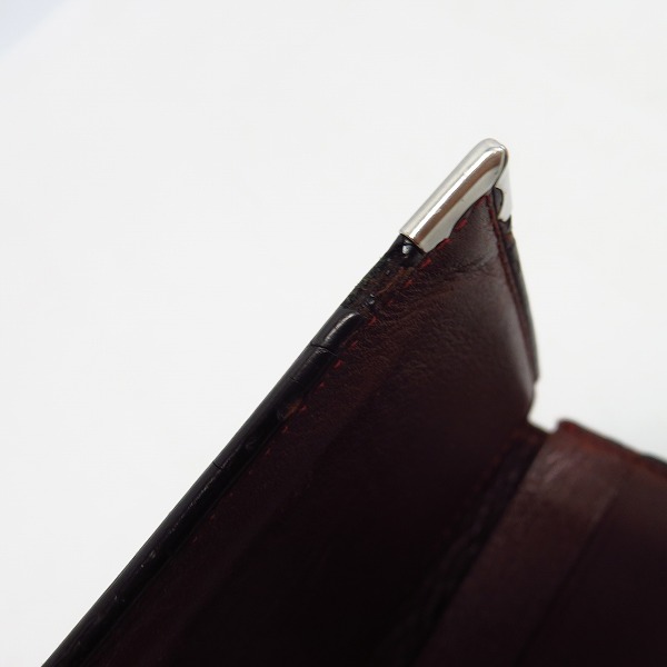 実際に弊社で買取させて頂いたCartier/カルティエ カボション 長財布 レザーウォレットの画像 5枚目