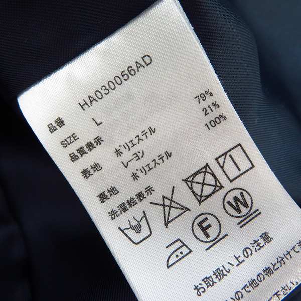 実際に弊社で買取させて頂いたHARE/ハレ コーチジャケット HA030056AD/Lの画像 3枚目