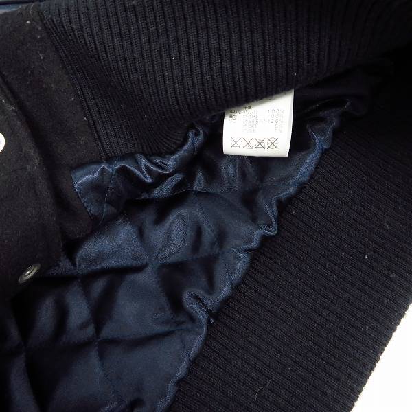 実際に弊社で買取させて頂いたCANTERBURY/カンタベリー 袖レザー スタジャン/Ｌの画像 4枚目