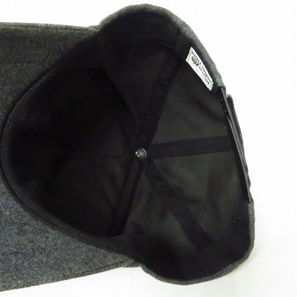 実際に弊社で買取させて頂いたLucien pellat-finet/ルシアンペラフィネ コットン ロゴパッチ キャップ/FREEの画像 4枚目