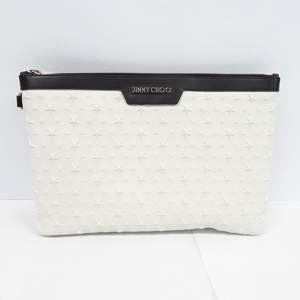 実際に弊社で買取させて頂いたJIMMY CHOO/ジミーチュウ DEREK/デレク スター レザー クラッチバッグ