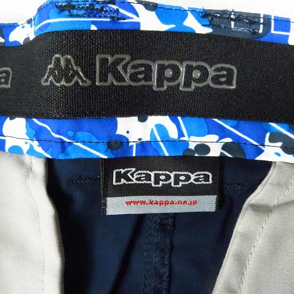 実際に弊社で買取させて頂いた【未使用】KAPPA/カッパ ゴルフウェア パンツ ネイビー/ブラック等 サイズO 4点セット の画像 2枚目