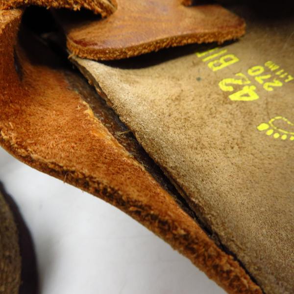 実際に弊社で買取させて頂いたBIRKENSTOCK/ビルケンシュトック レザーサンダル/27の画像 6枚目
