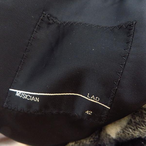 実際に弊社で買取させて頂いたLAD MUSICIAN/ラッドミュージシャン 16AW ビッグシルエット チェスターコート/42の画像 2枚目