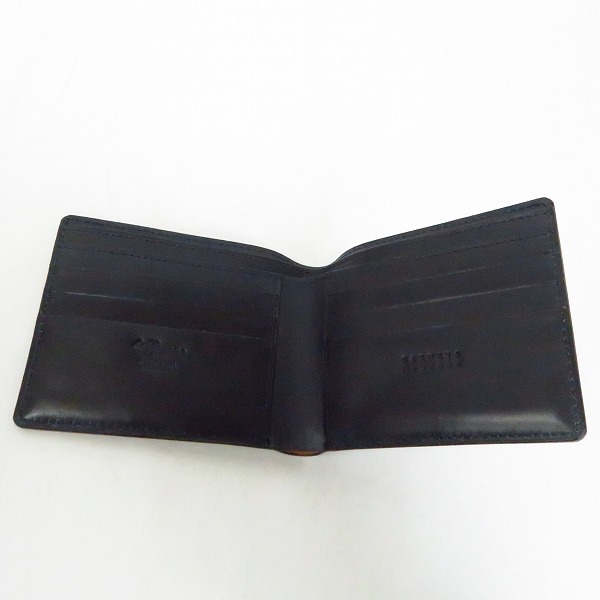 実際に弊社で買取させて頂いたBARNEYS NEWYORK/バーニーズニューヨーク コードバン 二つ折り財布の画像 3枚目