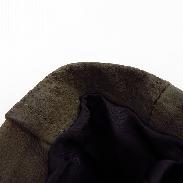 実際に弊社で買取させて頂いたEKAM/エカム 豚革/ピッグレザー レザーライダースジャケット Sの画像 5枚目