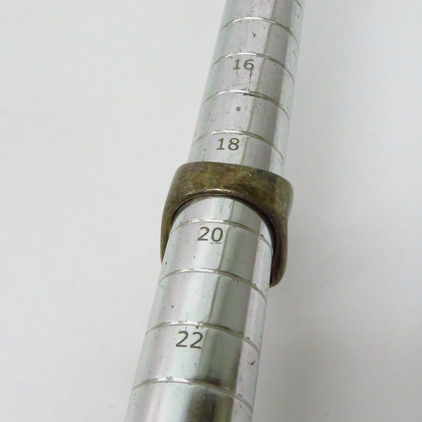 実際に弊社で買取させて頂いたCRAZY PIG/クレイジーピッグ ラージエビルスカルリング 19号の画像 8枚目