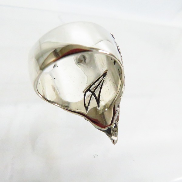 実際に弊社で買取させて頂いたCRAZY PIG/クレイジーピッグ Devil's Head Ring/デビルズ ヘッド リング # 562/17.5号の画像 4枚目