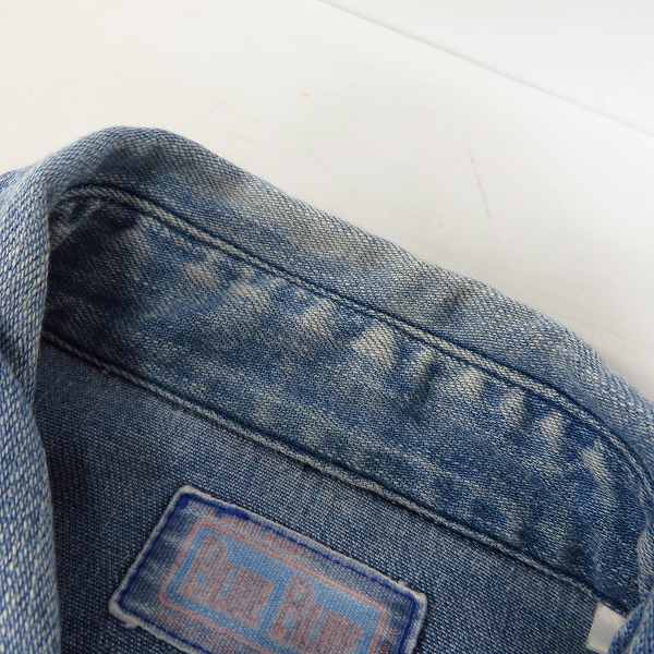 実際に弊社で買取させて頂いたBLUE BLUE/ブルーブルー デニム/シャンブレーシャツ 4点セット/1/2の画像 5枚目