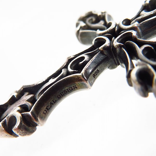 実際に弊社で買取させて頂いたDEAL DESIGN/ディールデザイン ファイアーフレームクロス ペンダントの画像 3枚目