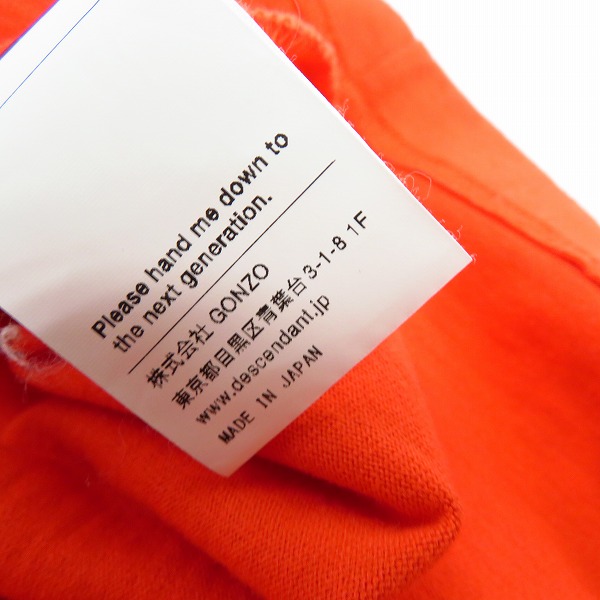 実際に弊社で買取させて頂いたDESCENDANT/ディセンダント 胸ポケット/刺繍 長袖 Tシャツ/カットソー /3の画像 4枚目