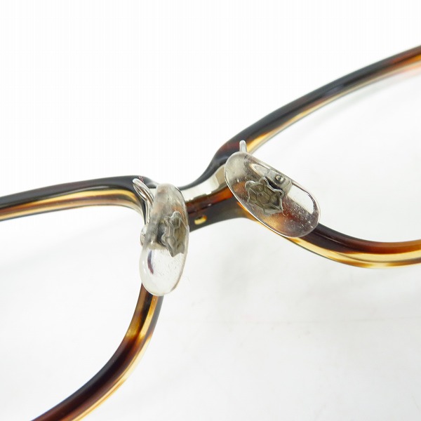 実際に弊社で買取させて頂いた999.9/フォーナインズ フルリム 度入り/眼鏡/メガネフレーム NP-16の画像 3枚目