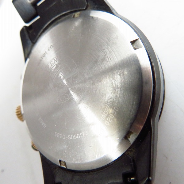 実際に弊社で買取させて頂いたCITIZEN/シチズン コレクション エコドライブ クロノグラフ/替えレザーベルト付/E820-S098173の画像 3枚目