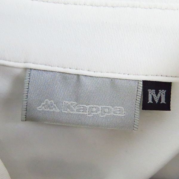 実際に弊社で買取させて頂いた【未使用】kappa/カッパ  ゴルフ 半袖ポロシャツ/ハーフジップポロ 白/ネイビー/赤他 Mサイズ 5点セットの画像 2枚目
