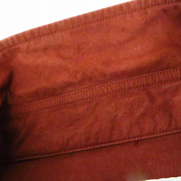 実際に弊社で買取させて頂いたKolor/カラー 切り替え長袖シャツ 8WCM-B01108 ボルドー系/2の画像 5枚目