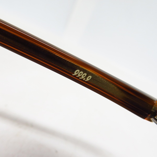 実際に弊社で買取させて頂いた999.9/フォーナインズ ALL STANDARD 眼鏡/メガネ フレーム アイウェア/NP-14の画像 5枚目