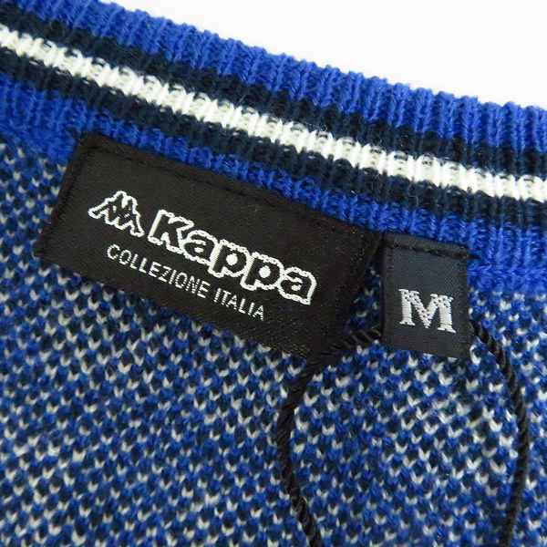 実際に弊社で買取させて頂いた【未使用】kappa/カッパ ゴルフ ニットベスト/長袖ポロシャツ/トラックジャケット/ボアジャケット M 4点セットの画像 2枚目