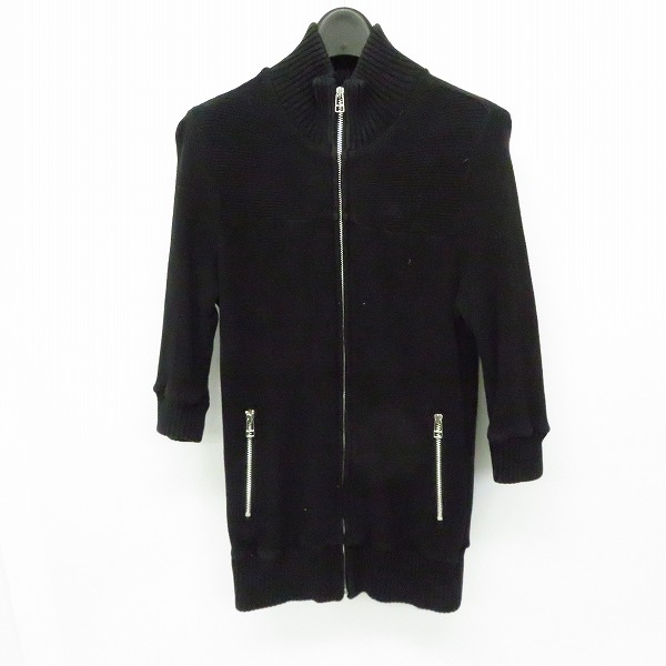 実際に弊社で買取させて頂いたBURBERRY BLUE LABEL/バーバリー ブルーレーベル ジップアップ コットンニット/38