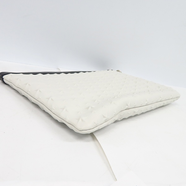 実際に弊社で買取させて頂いたJIMMY CHOO/ジミーチュウ DEREK/デレク スター レザー クラッチバッグの画像 2枚目