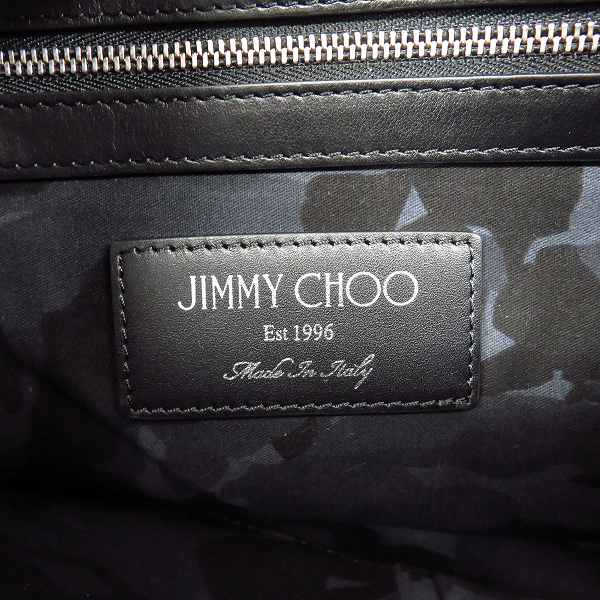実際に弊社で買取させて頂いたJIMMY CHOO/ジミーチュウ DEREK/デレク スター レザー クラッチバッグの画像 4枚目
