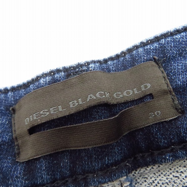 実際に弊社で買取させて頂いたDIESEL BLACK GOLD/ディーゼルブラックゴールド TYPE-246 ストレッチパンツ Size：30の画像 3枚目