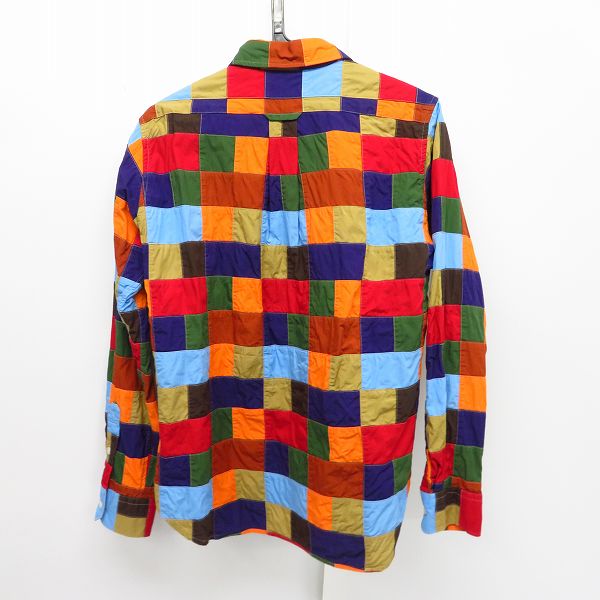 実際に弊社で買取させて頂いたFAT/エフエーティー PARQUET マルチパッチワーク柄長袖シャツ/SKINNYの画像 1枚目