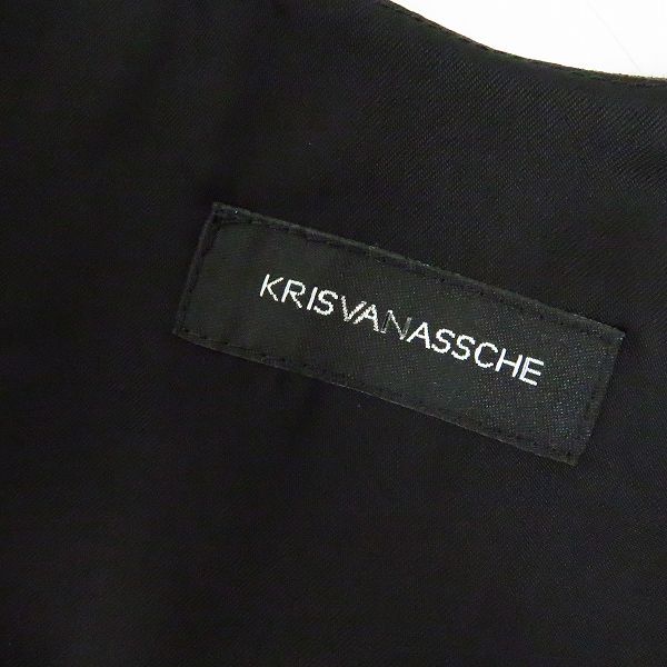 実際に弊社で買取させて頂いたKRISVANASSCHE/クリスヴァンアッシュ ノースリーブ ベスト/46の画像 2枚目