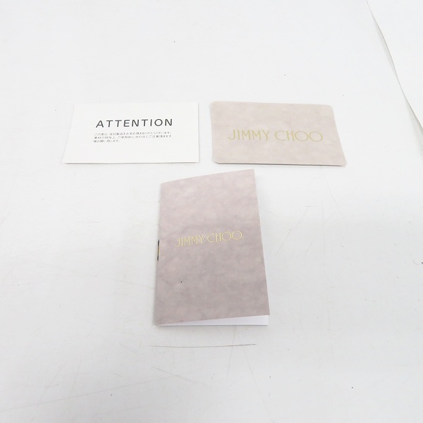 実際に弊社で買取させて頂いたJIMMY CHOO/ジミーチュウ DEREK/デレク スター レザー クラッチバッグの画像 8枚目