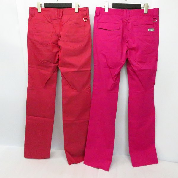実際に弊社で買取させて頂いた【未使用】kappa/カッパ ゴルフ ロングパンツ エンジ系 KG312PA42/ピンク系 KG412PA01 2点セット/76の画像 1枚目