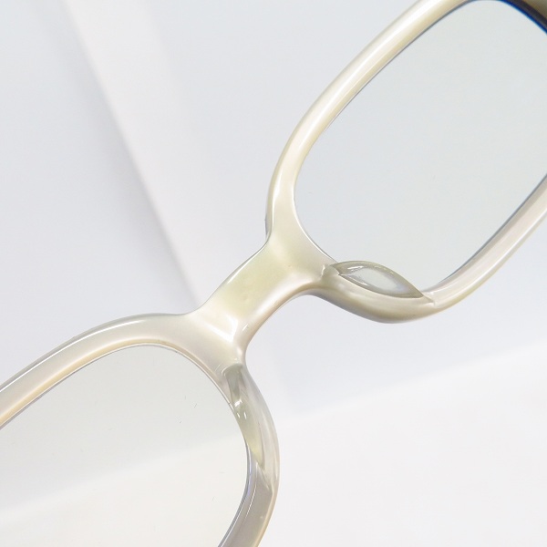 実際に弊社で買取させて頂いた白山眼鏡店/ハクサンガンキョウテン スクエア型 メガネフレームの画像 5枚目