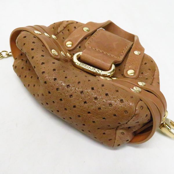 実際に弊社で買取させて頂いたJIMMY CHOO/ジミーチュウ コインケース パンチングレザーの画像 2枚目
