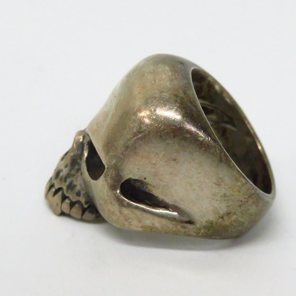 実際に弊社で買取させて頂いたCRAZY PIG/クレイジーピッグ ラージエビルスカルリング 19号の画像 2枚目