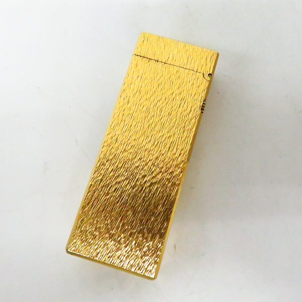 実際に弊社で買取させて頂いたdunhill/ダンヒル スリム ローラー ガスライター ゴールドの画像 1枚目
