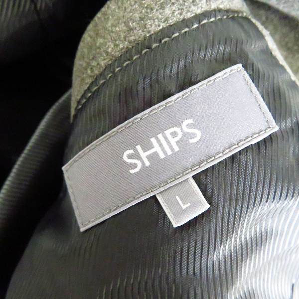 実際に弊社で買取させて頂いたビームス/SHIPS/JOURNAL STANDARD/エディフィス 内ボアコート/ジップアップジャケット 等 Size：M/L/48 5点セット の画像 3枚目