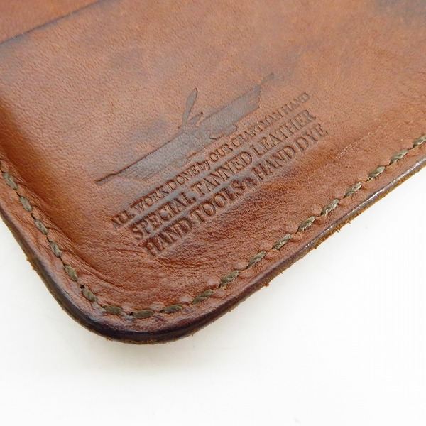 実際に弊社で買取させて頂いたFUNNY/ファニー ウォレットチェーン付き コンチョ レザー 長財布の画像 5枚目