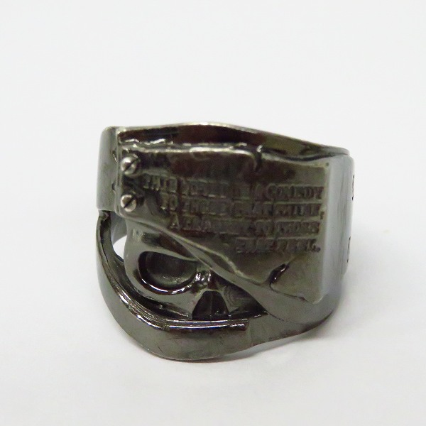 実際に弊社で買取させて頂いたDr MONROE/ドクターモンロー メッセージスカルリング FC-246-SV の画像 1枚目
