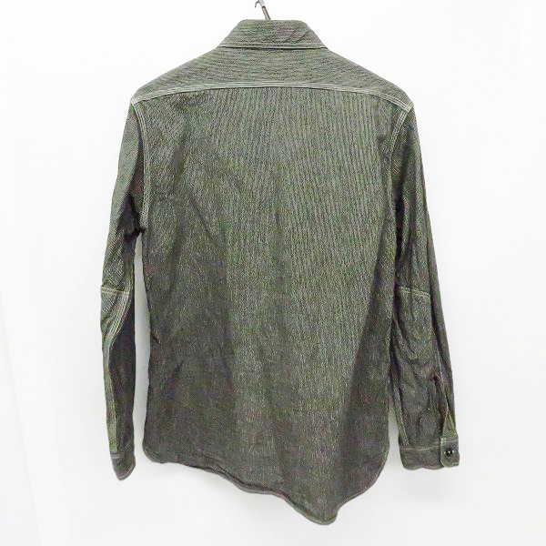 実際に弊社で買取させて頂いたSUGAR CANE/シュガーケーン SC25511 JEAN CODE WORK SHIRT/ワークシャツ 長袖/Mの画像 1枚目