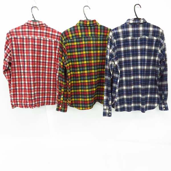 実際に弊社で買取させて頂いたFAT/エフエーティー CLAM・C/RODEO FATYO3 刺繍入り チェックネルシャツ/SKINNY 3点セットの画像 1枚目