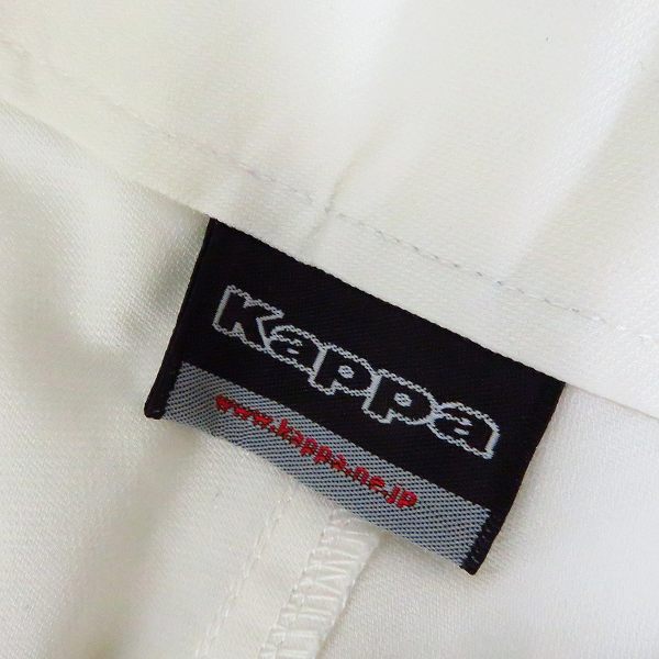 実際に弊社で買取させて頂いた【未使用】kappa/カッパ ゴルフ ロングパンツ ホワイト KG112PA08/グレー系 チェック KG152PA23 2点セット/85の画像 2枚目