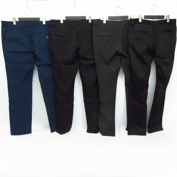 実際に弊社で買取させて頂いた【未使用】KAPPA/カッパ ゴルフウェア パンツ ネイビー/ブラック等 サイズO 4点セット の画像 1枚目