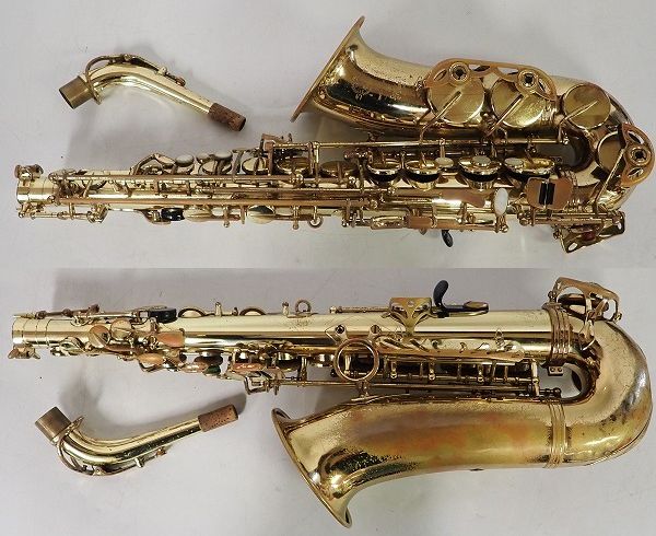 実際に弊社で買取させて頂いた★【難有り】Selmer/セルマー SUPER ACTION/SA80 SERIE Ⅱ/シリーズ2 アルトサックス 彫刻なし 50万台 ハードケース付きの画像 1枚目