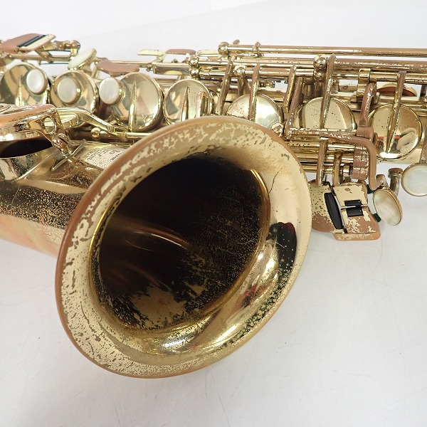 実際に弊社で買取させて頂いた★【難有り】Selmer/セルマー SUPER ACTION/SA80 SERIE Ⅱ/シリーズ2 アルトサックス 彫刻なし 50万台 ハードケース付きの画像 3枚目