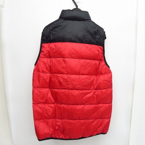 実際に弊社で買取させて頂いた【未使用】Kappa/カッパ ロゴワッペン付き ダウンベスト ゴルフウェア ブラック×レッド KG652VE42/Lの画像 1枚目