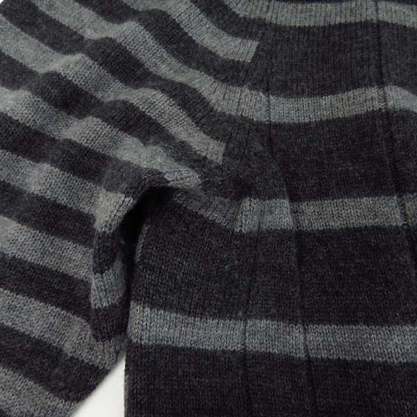 実際に弊社で買取させて頂いたBURBERRY LONDON/バーバリーロンドン ウール ニット/セーター ボーダー柄/Mの画像 5枚目
