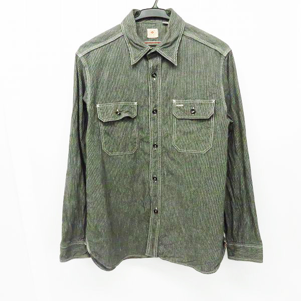 実際に弊社で買取させて頂いたSUGAR CANE/シュガーケーン SC25511 JEAN CODE WORK SHIRT/ワークシャツ 長袖/M