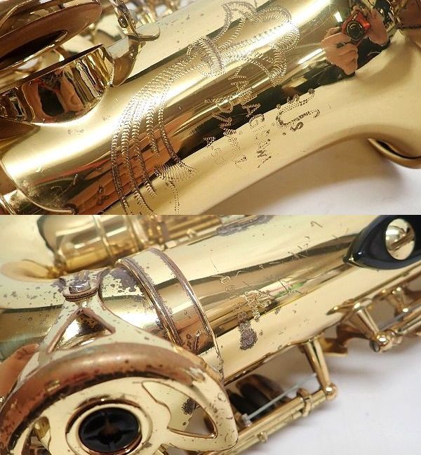 実際に弊社で買取させて頂いた★YANAGISAWA/ヤナギサワ  アルトサックス PRIMA A-50 ハードケース付きの画像 4枚目